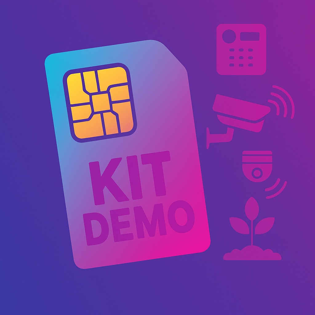 kit demo de wisim tarjeta iot