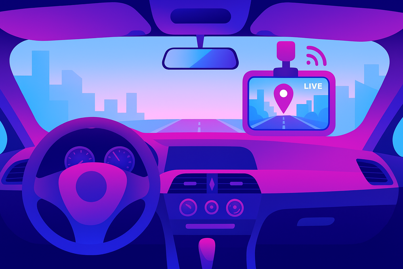 camara vehículo en directo con tarjeta sim wisim